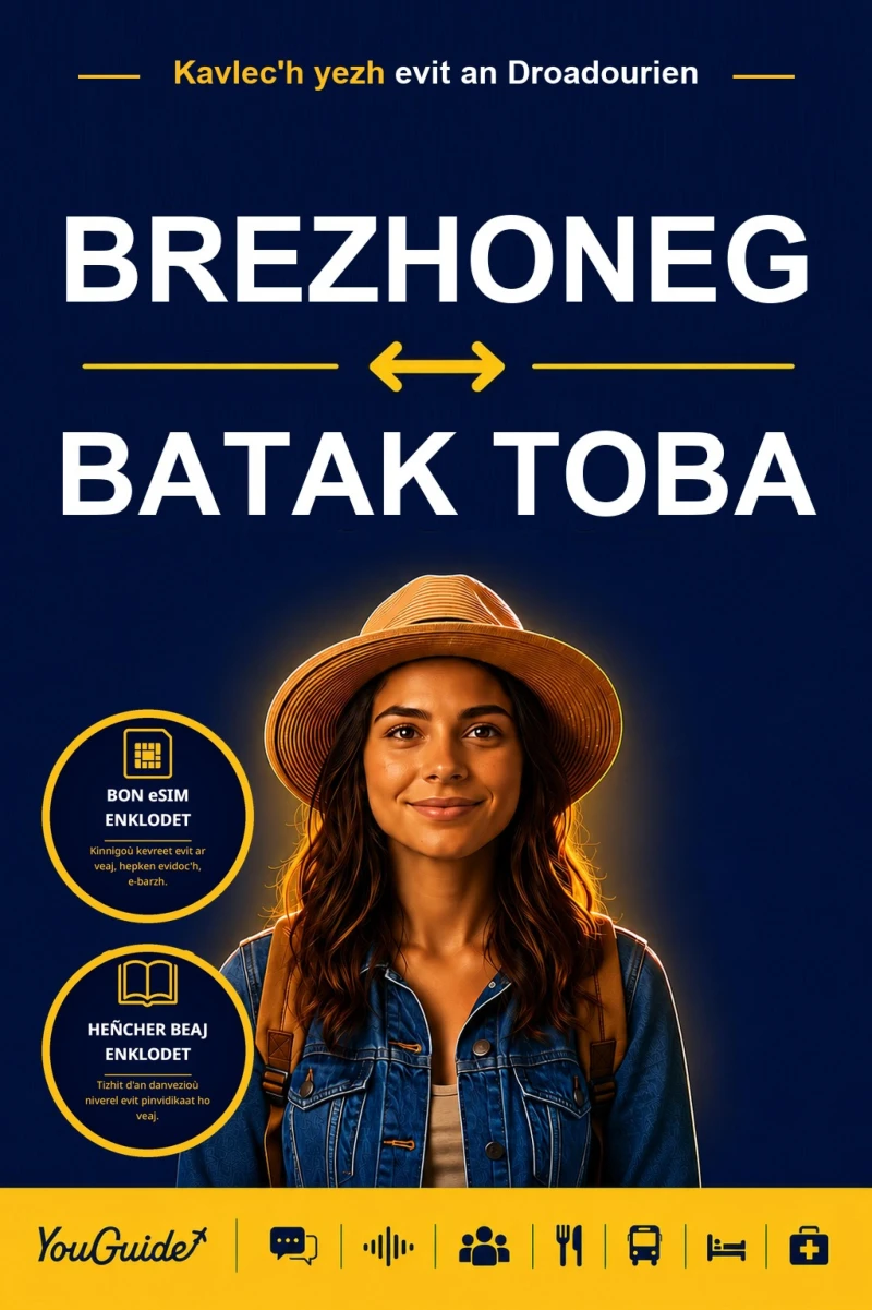 Portada: The Language Guide for Travelers - Breton to Batak Toba