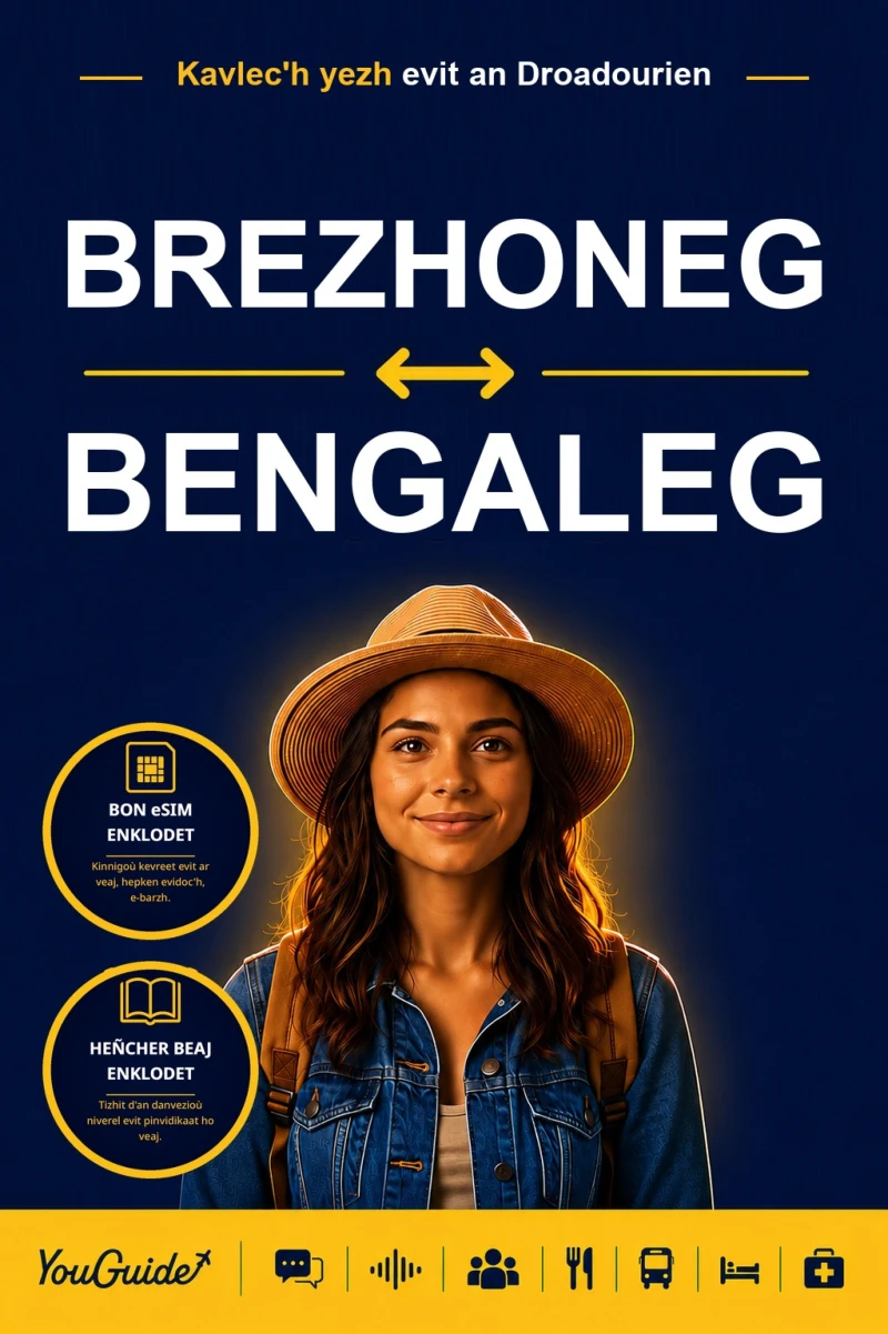 Portada: The Language Guide for Travelers - Breton to Bengali