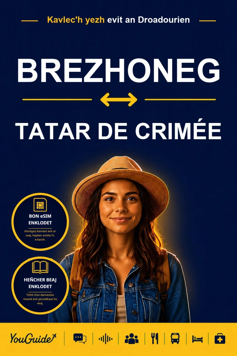 Portada: The Language Guide for Travelers - Breton to Crimean Tatar