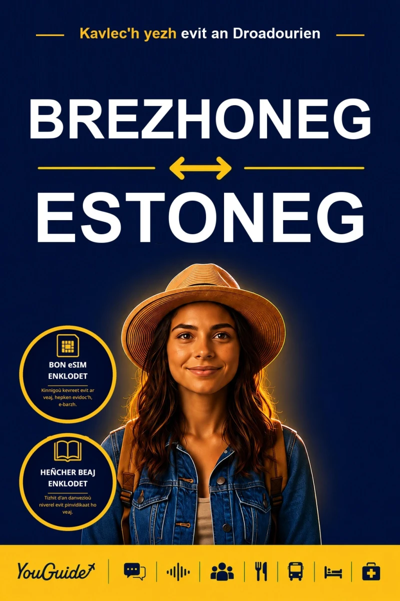 Portada: The Language Guide for Travelers - Breton to Estonian