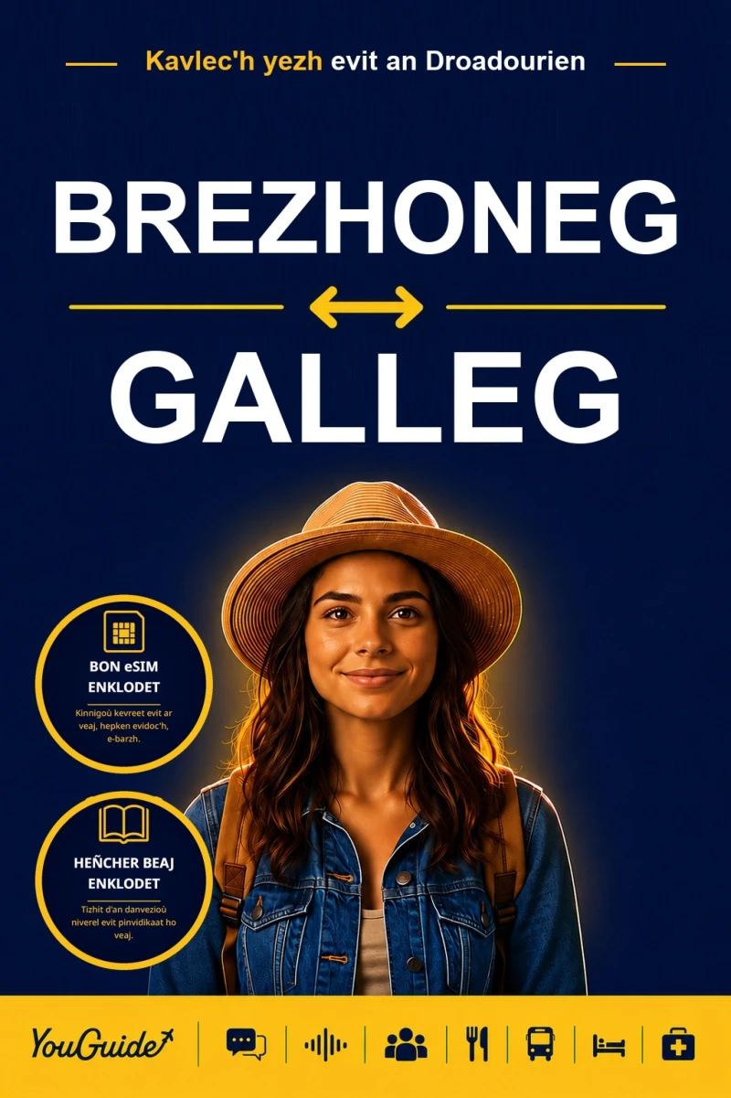 Portada: The Language Guide for Travelers - Breton to French