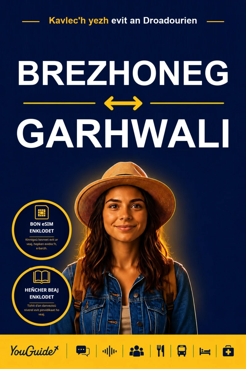 Portada: The Language Guide for Travelers - Breton to Garhwali