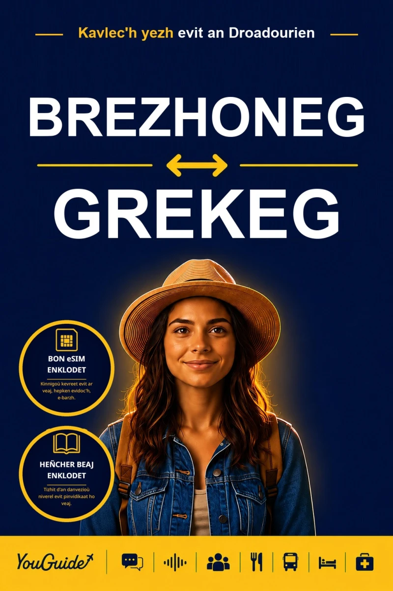 Portada: The Language Guide for Travelers - Breton to Greek