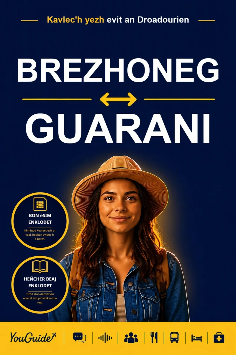 Portada: The Language Guide for Travelers - Breton to Guarani