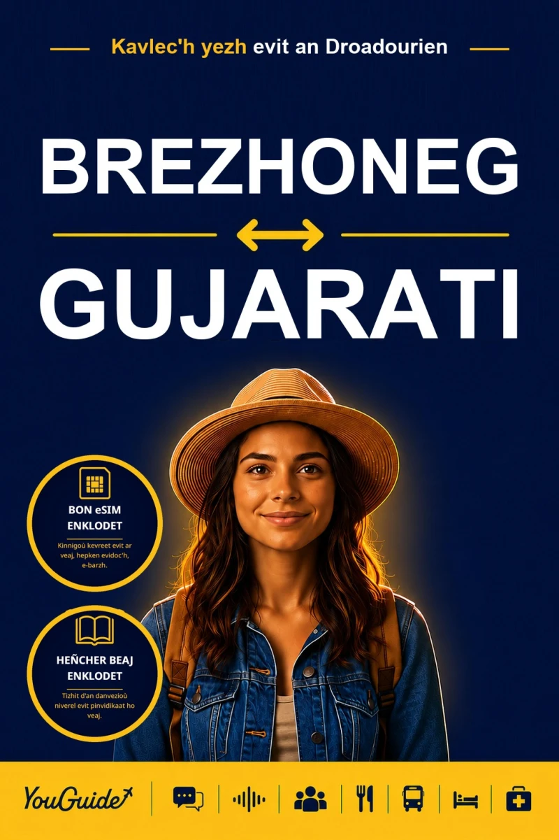 Portada: The Language Guide for Travelers - Breton to Gujarati