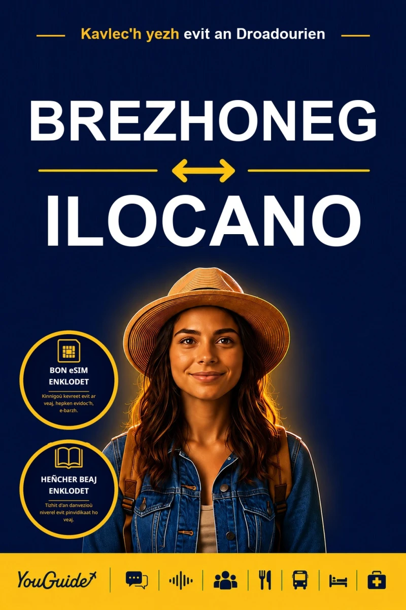 Portada: The Language Guide for Travelers - Breton to Ilocano