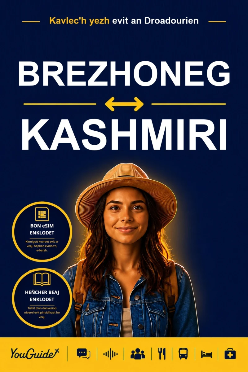 Portada: The Language Guide for Travelers - Breton to Kashmiri