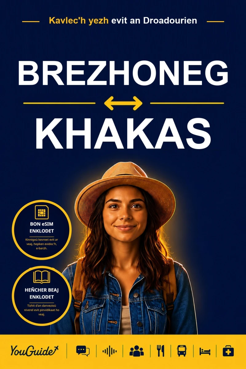 Portada: The Language Guide for Travelers - Breton to Khakas