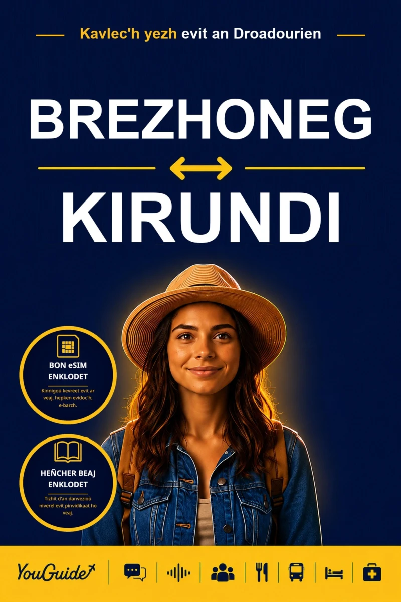 Portada: The Language Guide for Travelers - Breton to Kirundi