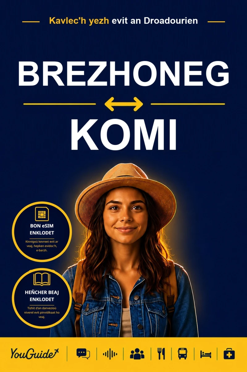 Portada: The Language Guide for Travelers - Breton to Komi