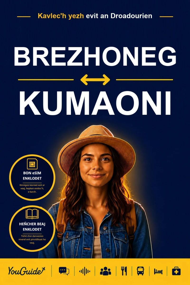 Portada: The Language Guide for Travelers - Breton to Kumaoni