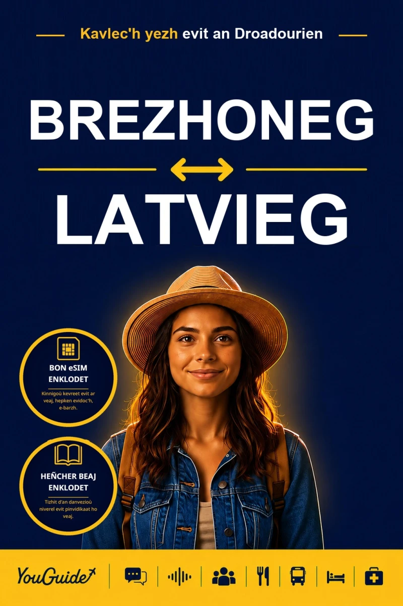 Portada: The Language Guide for Travelers - Breton to Latvian