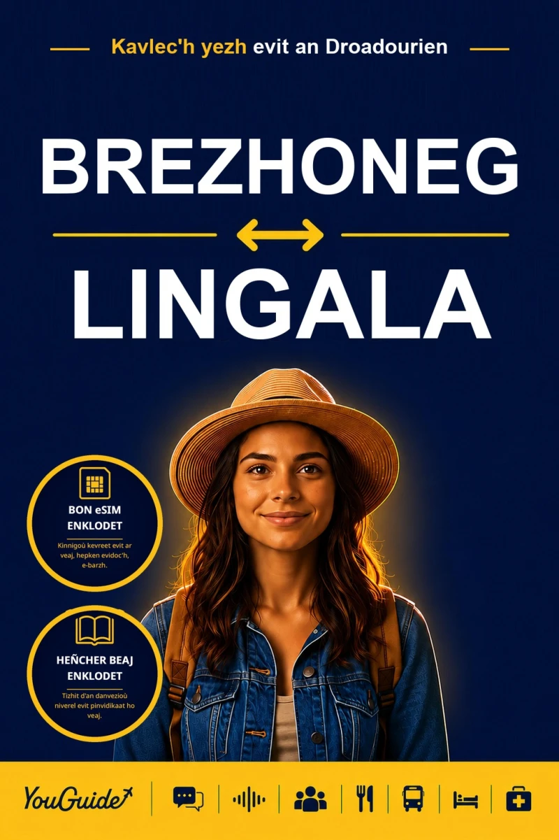 Portada: The Language Guide for Travelers - Breton to Lingala