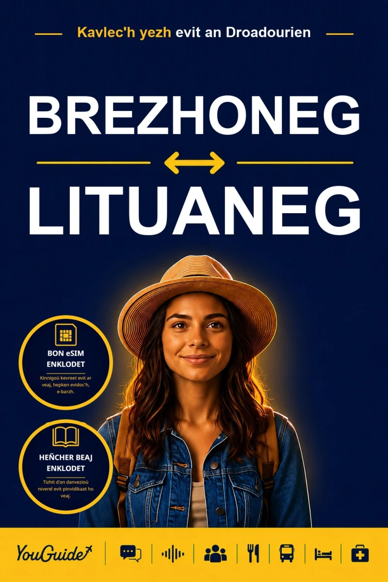 Portada: The Language Guide for Travelers - Breton to Lithuanian
