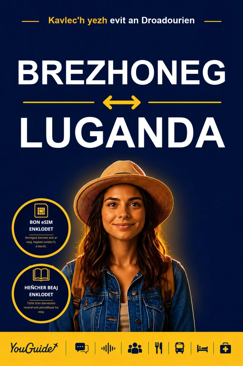 Portada: The Language Guide for Travelers - Breton to Luganda