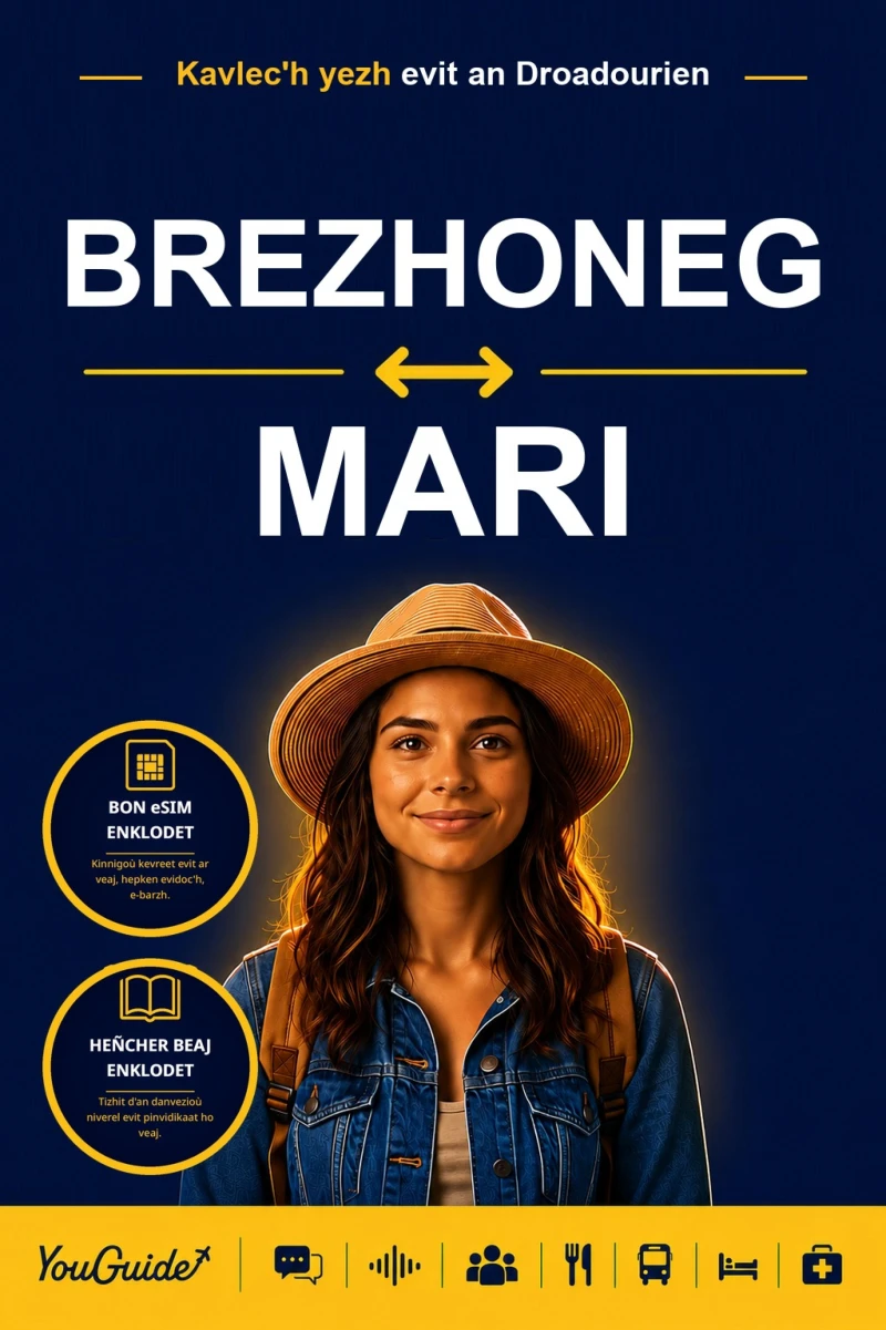 Portada: The Language Guide for Travelers - Breton to Mari