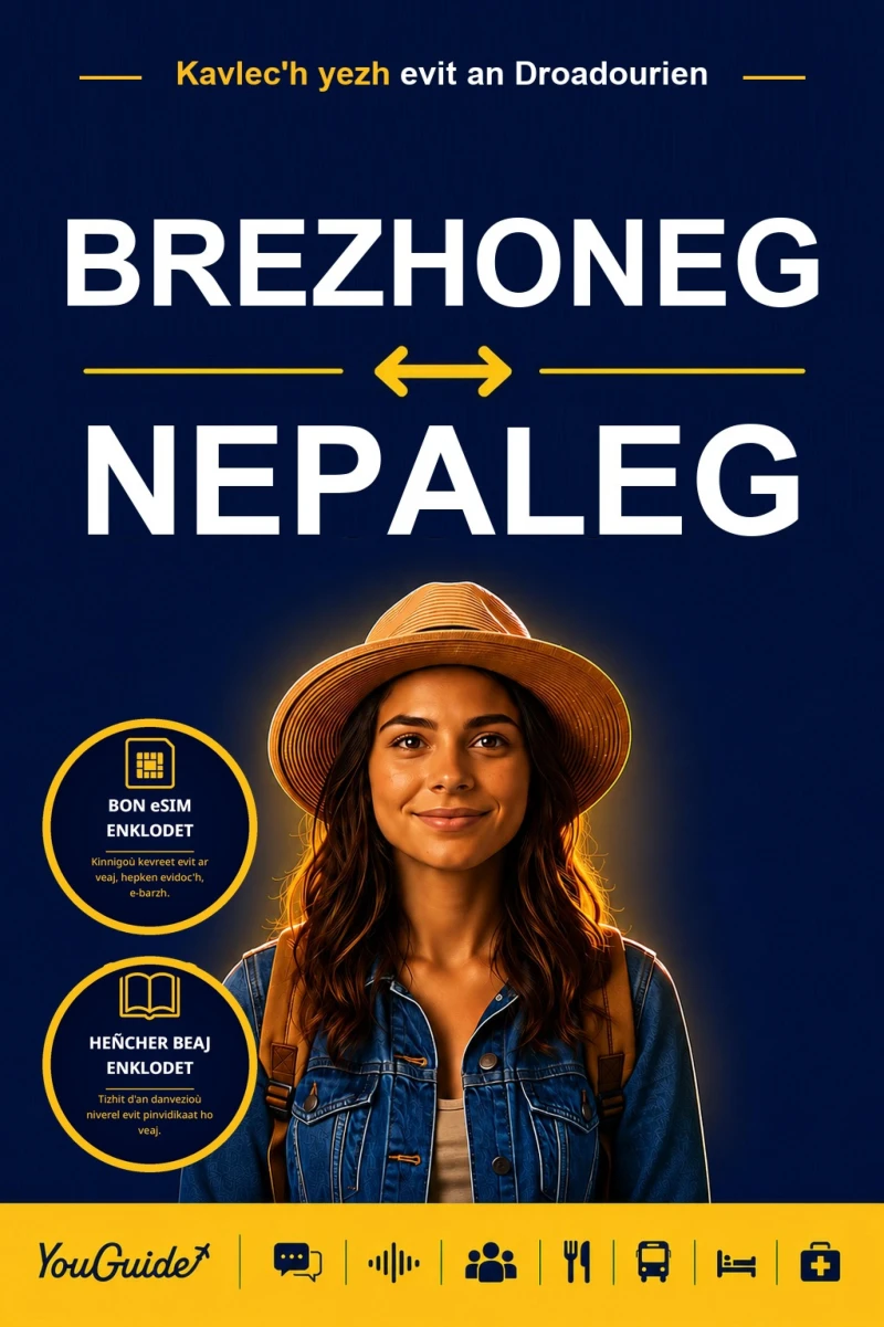 Portada: The Language Guide for Travelers - Breton to Nepali