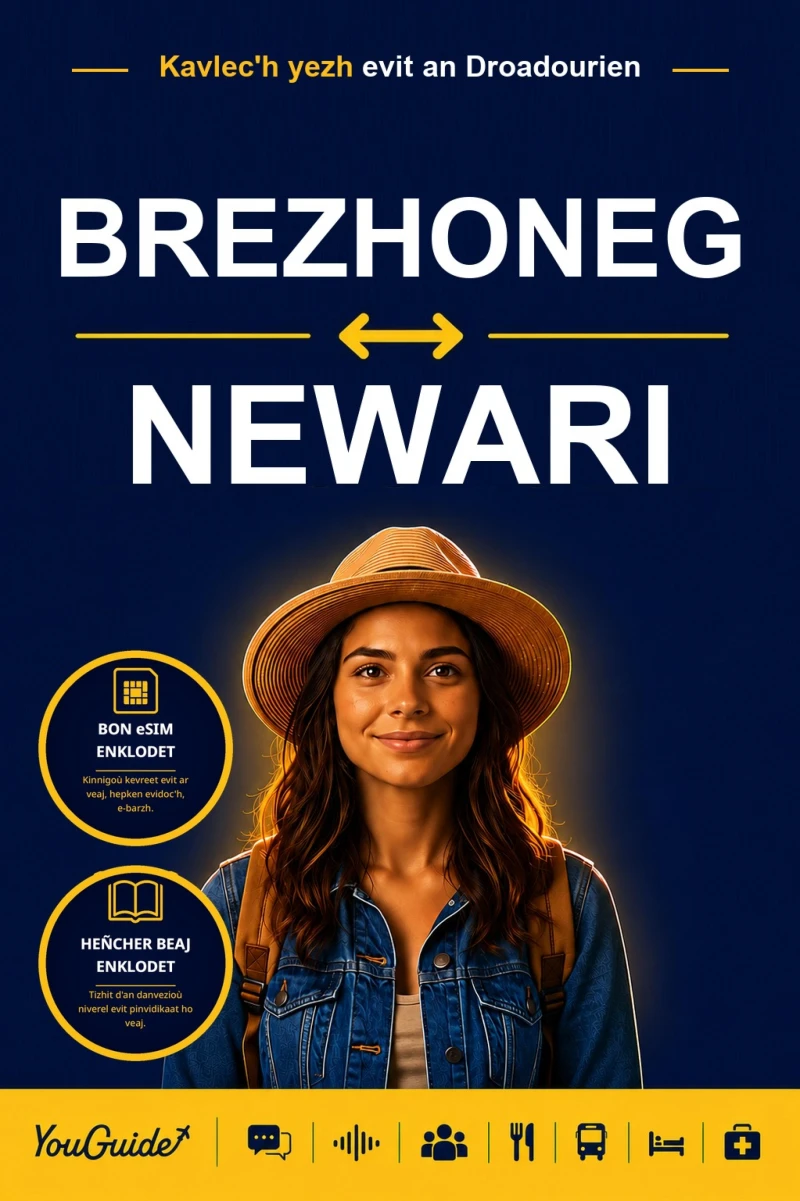 Portada: The Language Guide for Travelers - Breton to Newari