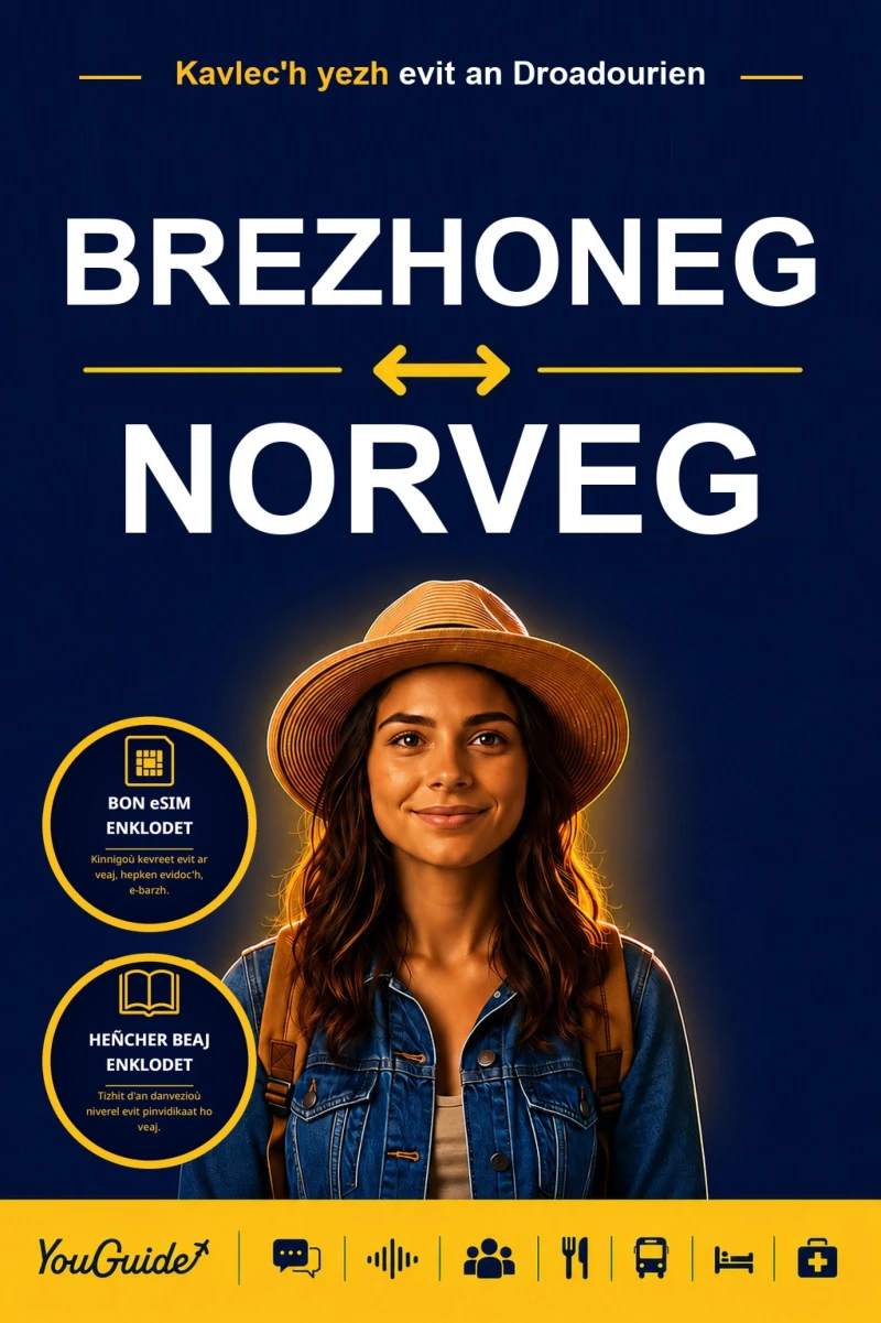 Portada: The Language Guide for Travelers - Breton to Norwegian