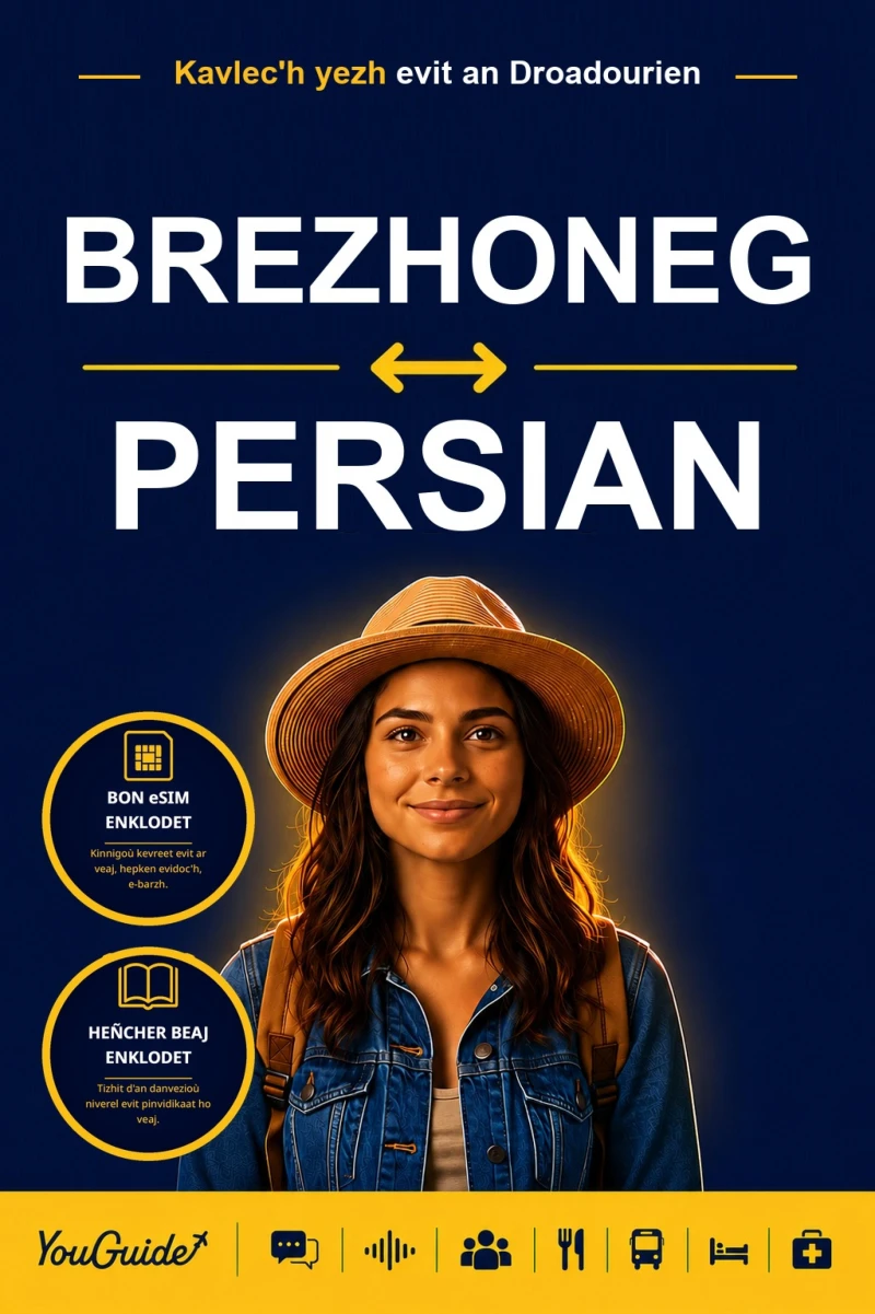 Portada: The Language Guide for Travelers - Breton to Persian