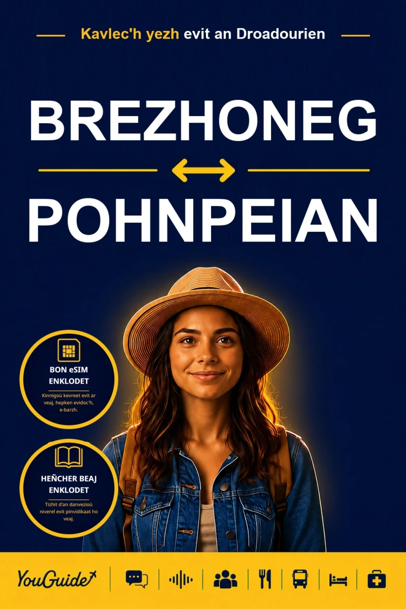 Portada: The Language Guide for Travelers - Breton to Pohnpeian