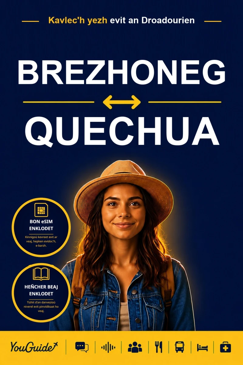 Portada: The Language Guide for Travelers - Breton to Quechua