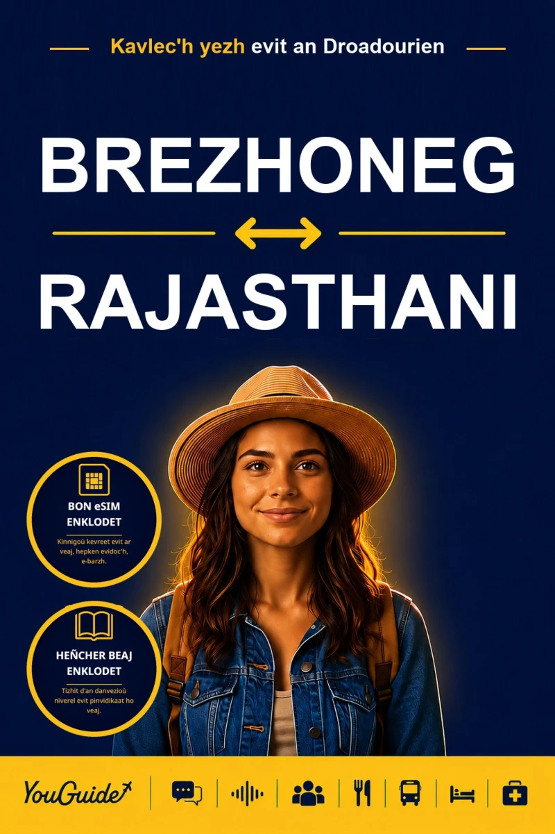 Portada: The Language Guide for Travelers - Breton to Rajasthani