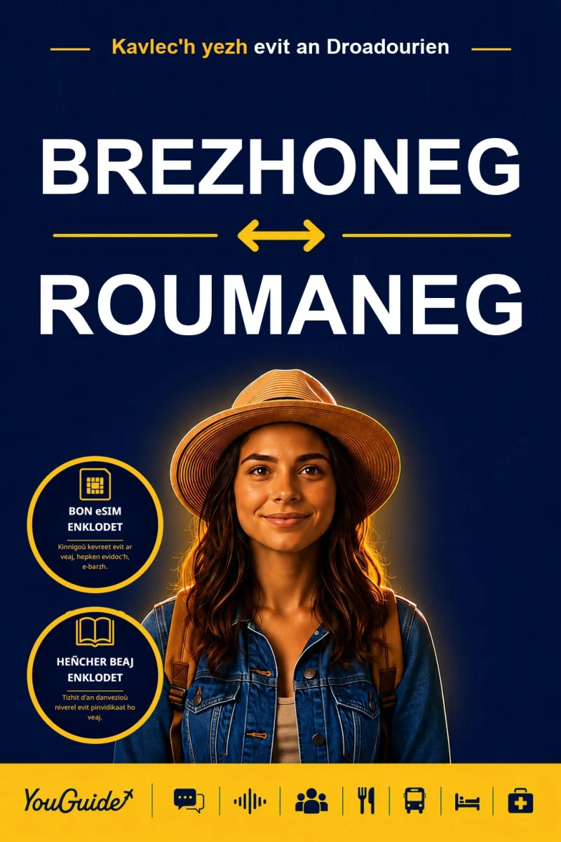 Portada: The Language Guide for Travelers - Breton to Romanian