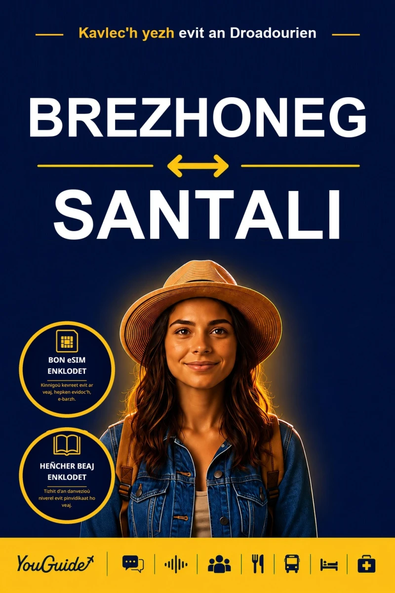 Portada: The Language Guide for Travelers - Breton to Santali