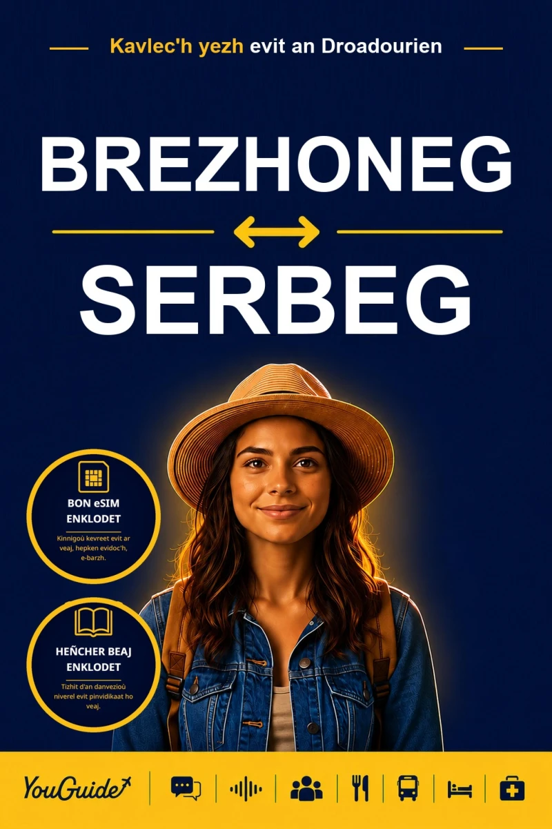 Portada: The Language Guide for Travelers - Breton to Serbian