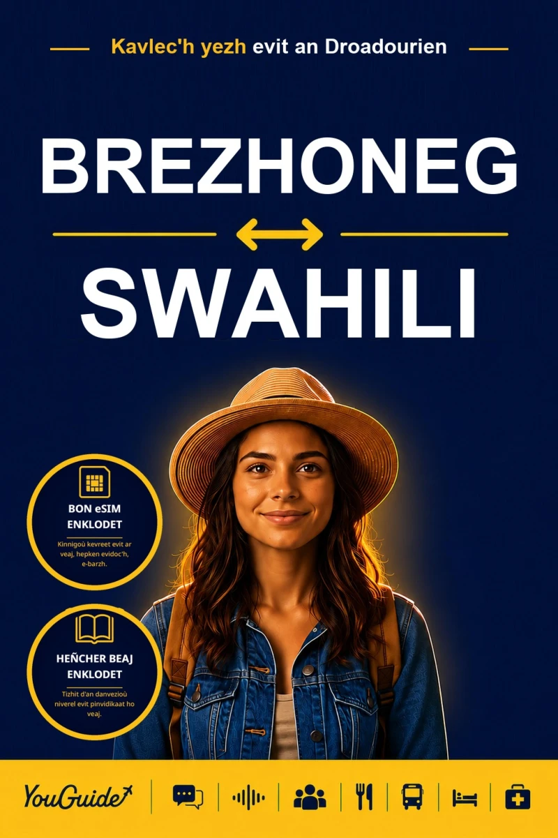 Portada: The Language Guide for Travelers - Breton to Swahili