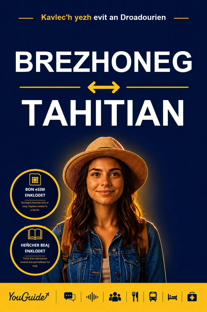 Portada: The Language Guide for Travelers - Breton to Tahitian