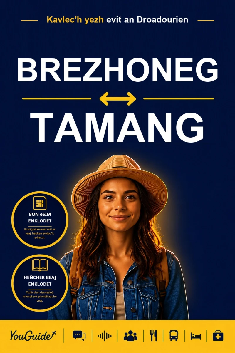 Portada: The Language Guide for Travelers - Breton to Tamang