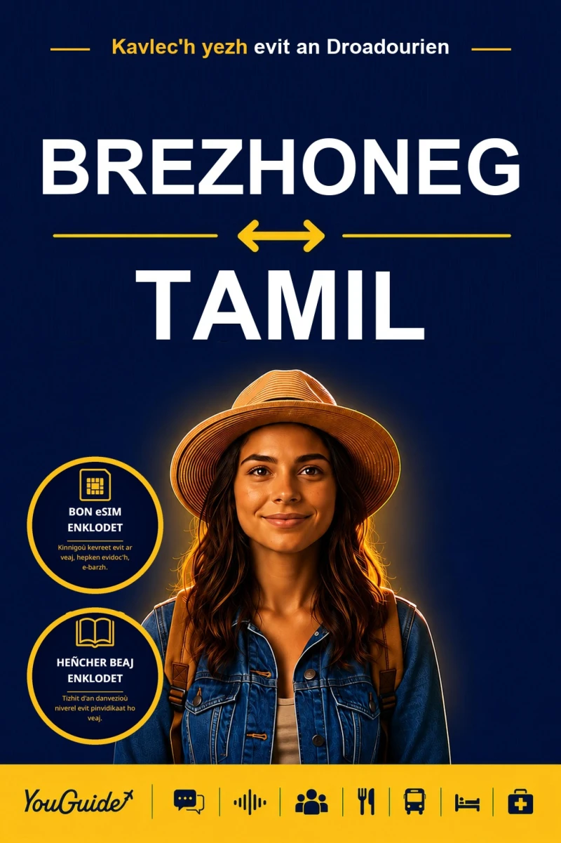 Portada: The Language Guide for Travelers - Breton to Tamil