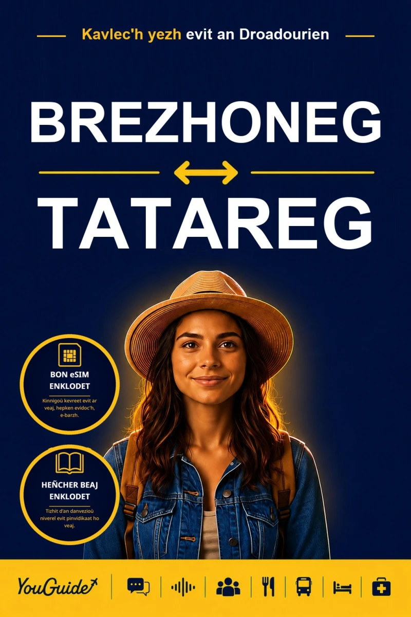 Portada: The Language Guide for Travelers - Breton to Tatar