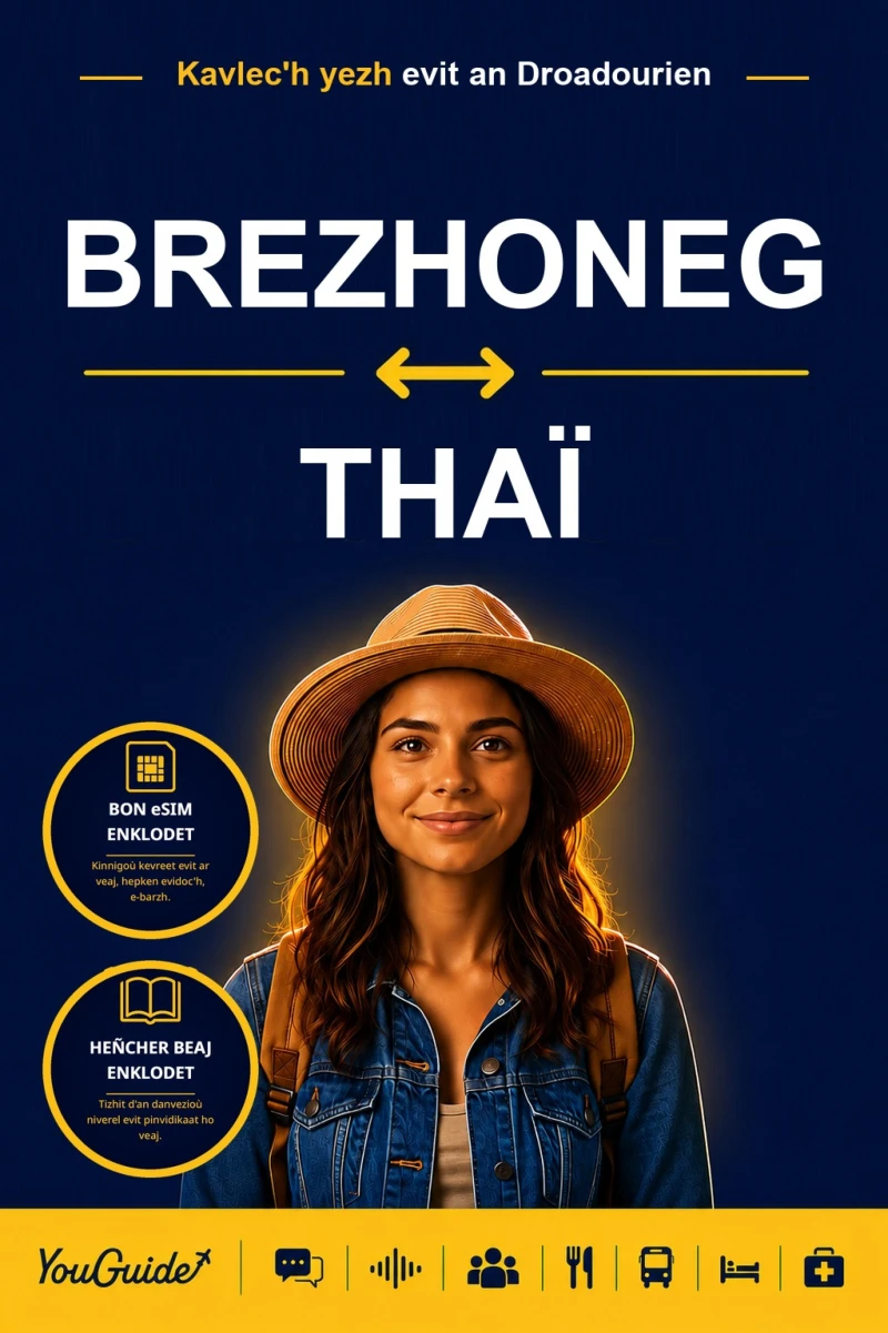 Portada: The Language Guide for Travelers - Breton to Thai