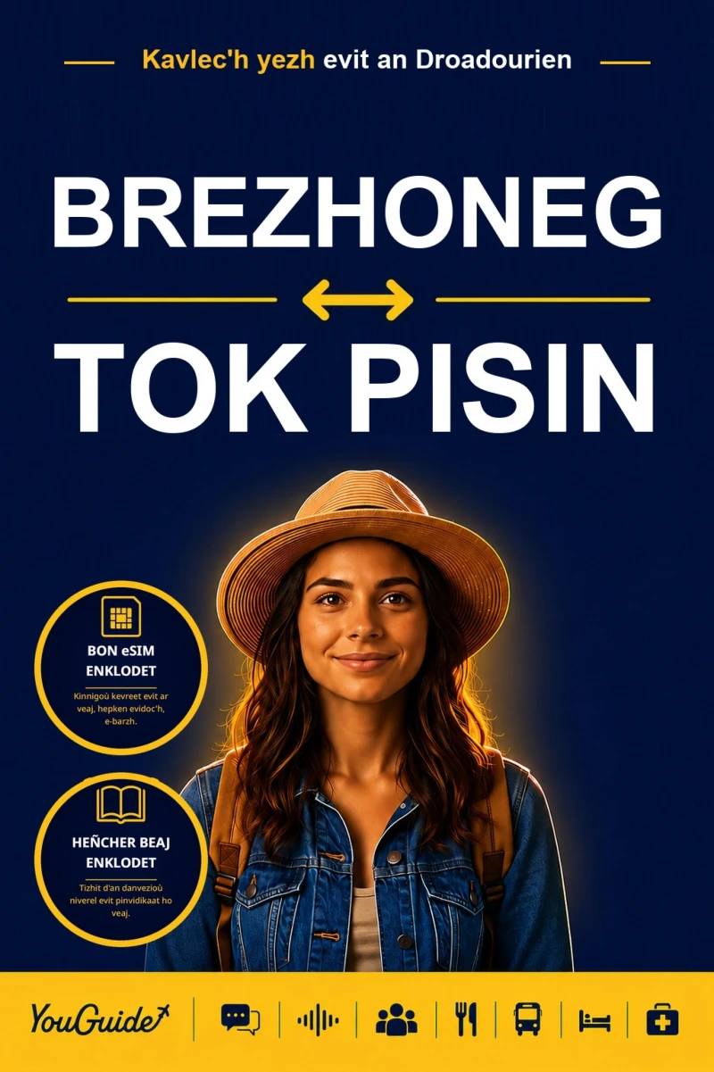 Portada: The Language Guide for Travelers - Breton to Tok Pisin