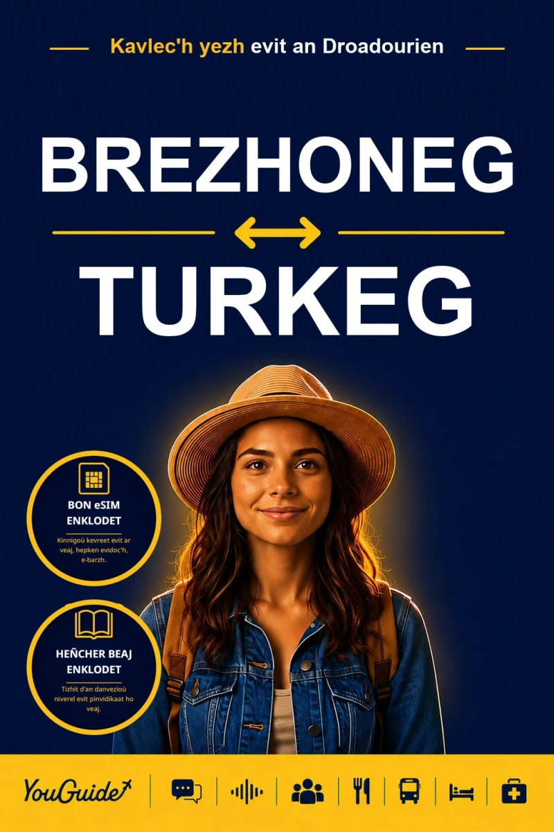 Portada: The Language Guide for Travelers - Breton to Turkish