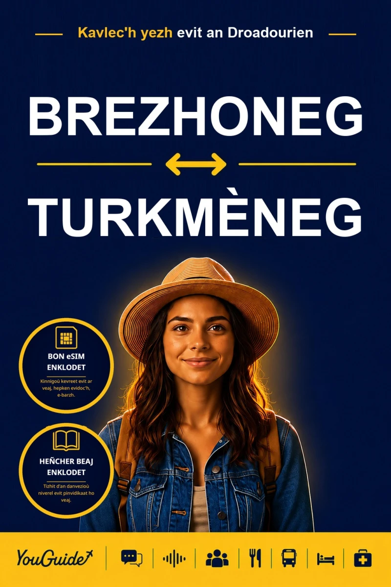 Portada: The Language Guide for Travelers - Breton to Turkmen