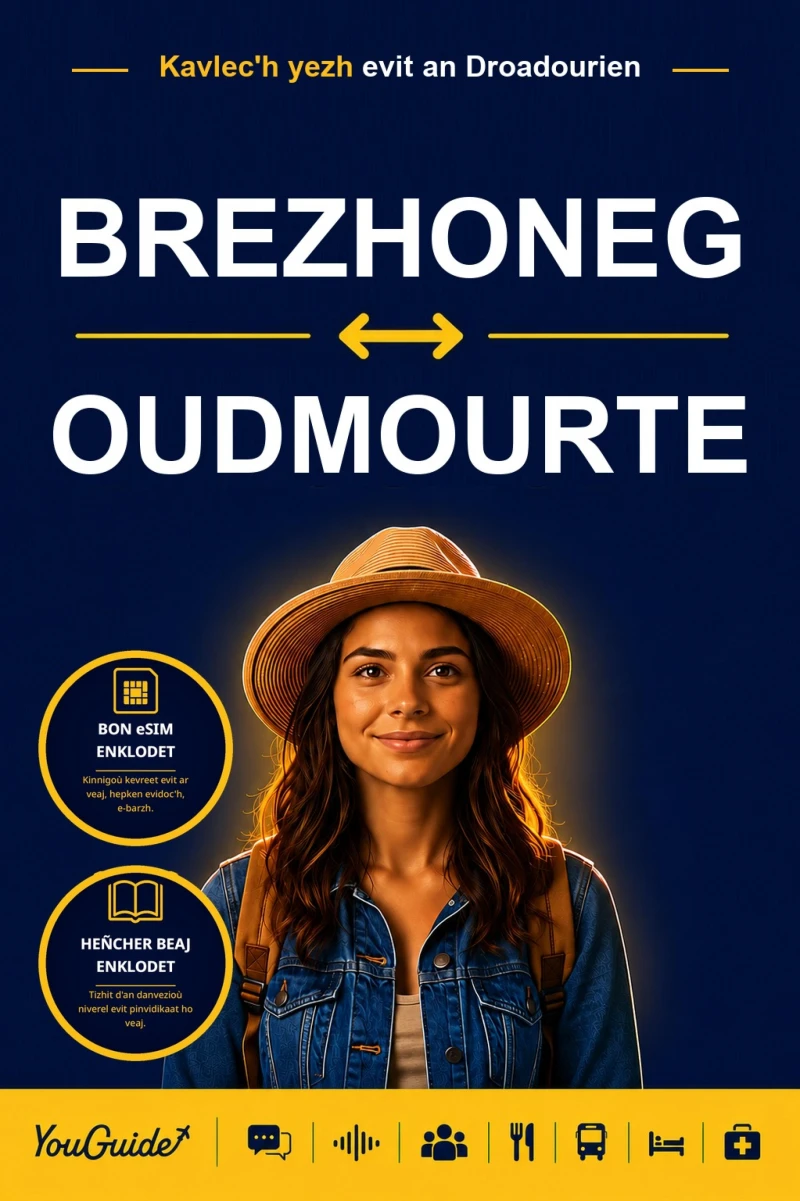 Portada: The Language Guide for Travelers - Breton to Udmurt