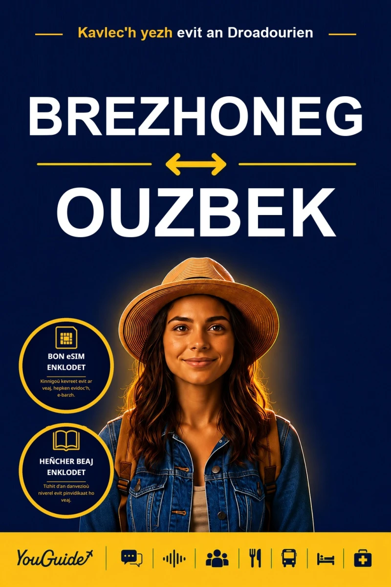 Portada: The Language Guide for Travelers - Breton to Uzbek