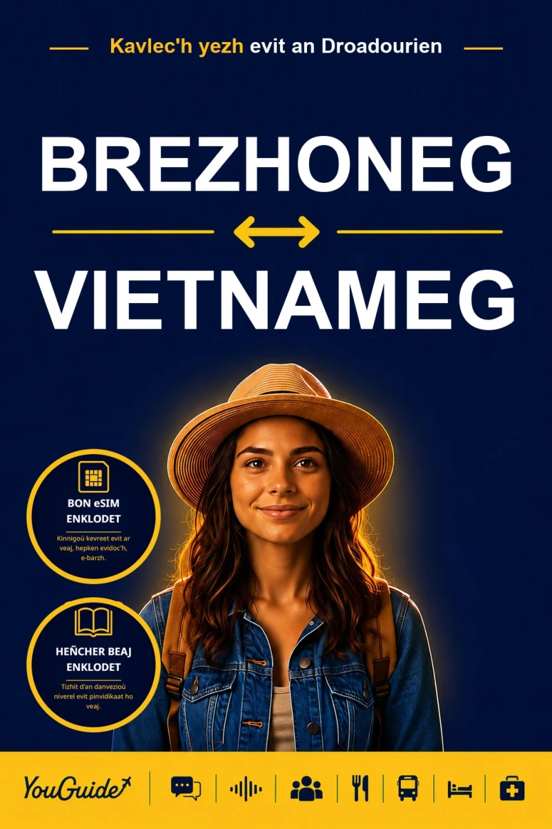 Portada: The Language Guide for Travelers - Breton to Vietnamese