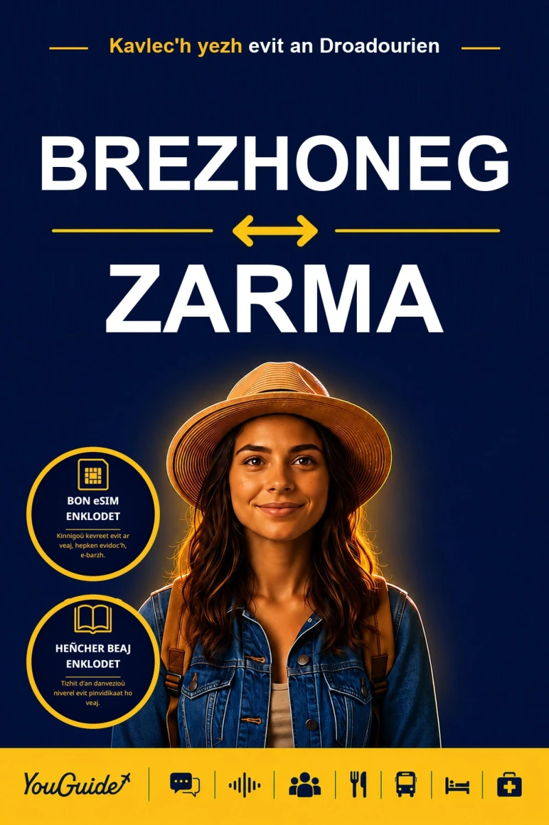 Portada: The Language Guide for Travelers - Breton to Zarma