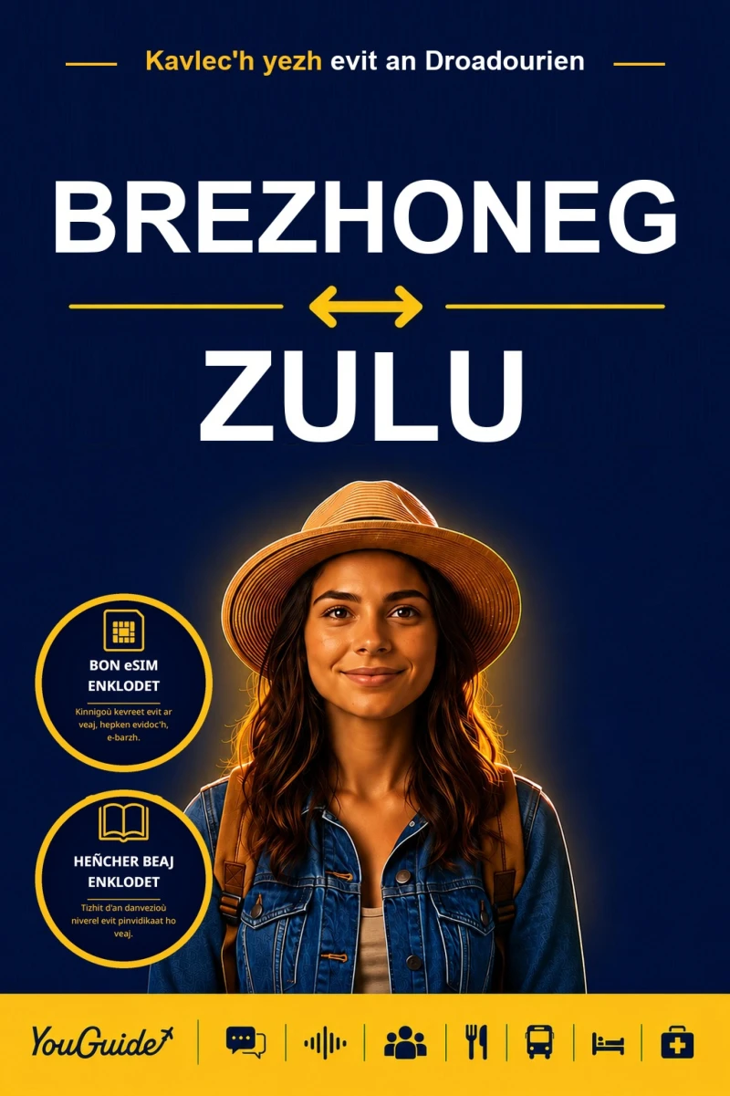 Portada: The Language Guide for Travelers - Breton to Zulu