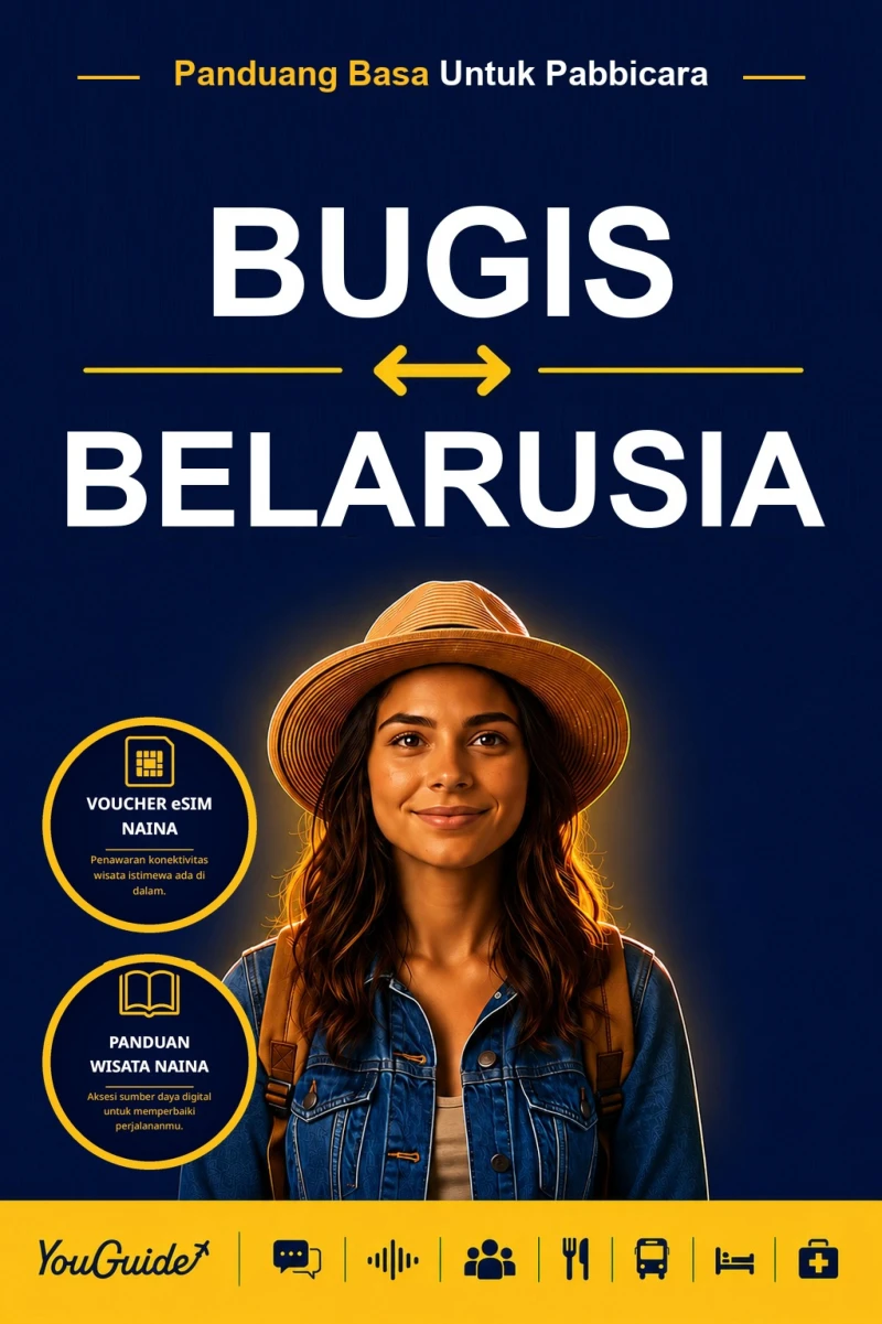Portada: The Language Guide for Travelers - Buginese to Belarusian