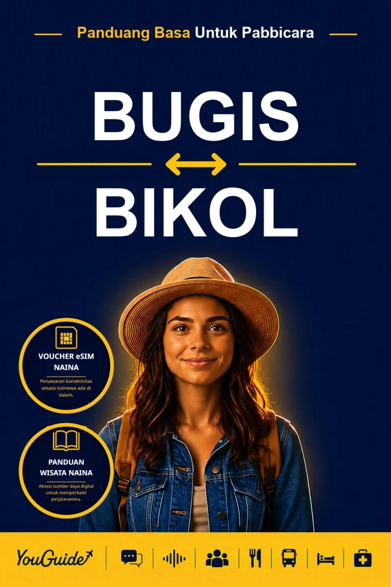 Portada: The Language Guide for Travelers - Buginese to Bikol