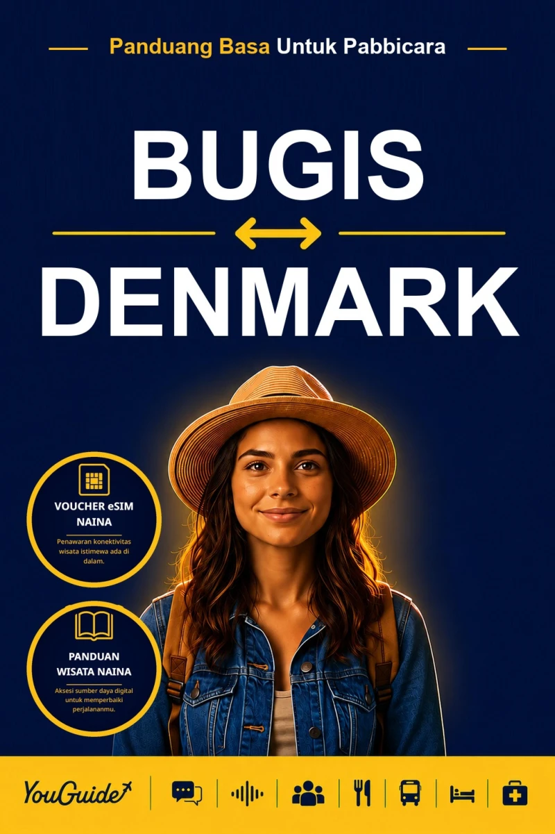 Portada: The Language Guide for Travelers - Buginese to Danish