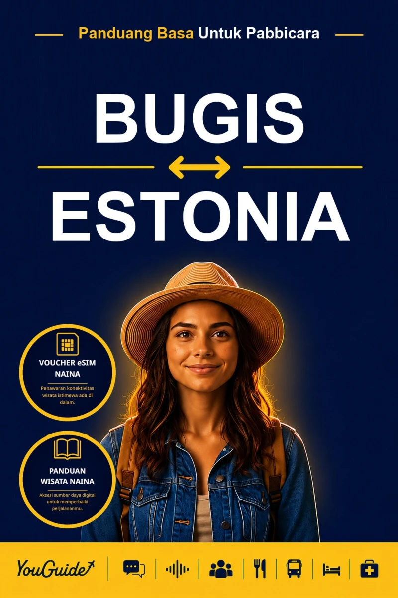 Portada: The Language Guide for Travelers - Buginese to Estonian