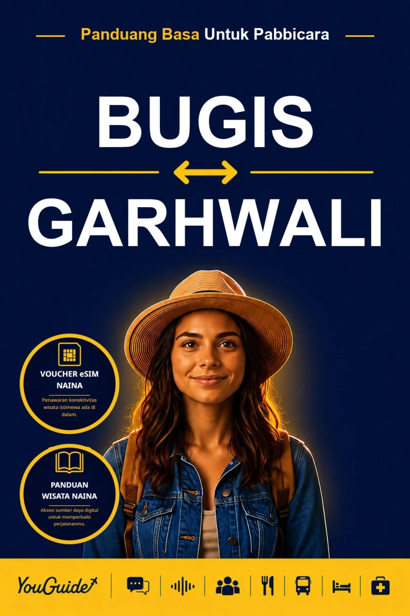 Portada: The Language Guide for Travelers - Buginese to Garhwali
