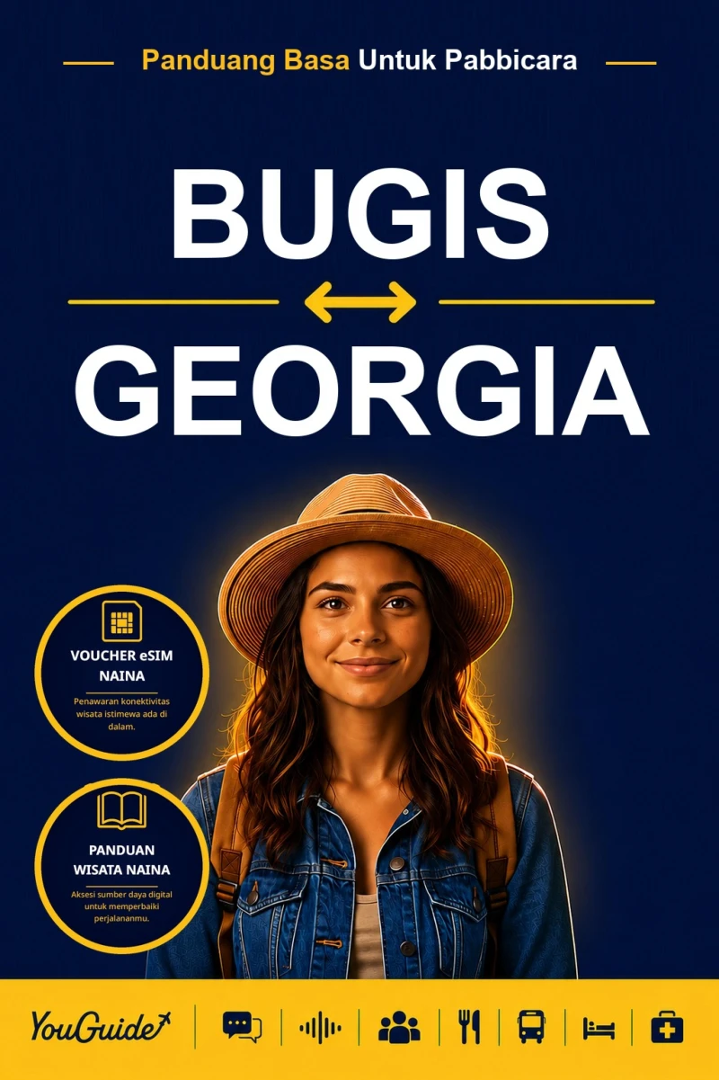 Portada: The Language Guide for Travelers - Buginese to Georgian